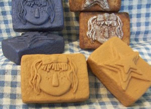 Annie and Star Tarts Set Soap and Beeswax Mold