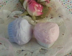 Frosted Heart Cupcake Soap Mold