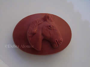 Horse Medallion Soap Mold