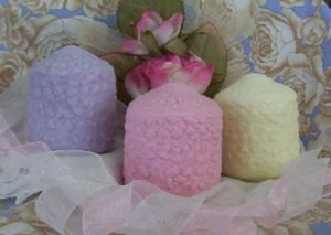Lace Pillar Solid Candle Mold