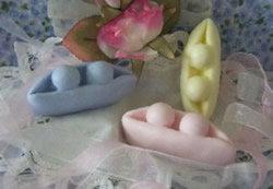 Two Pead in a Pod Soap Mold