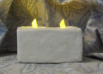 Plain, Two-Ficker Candle Mold