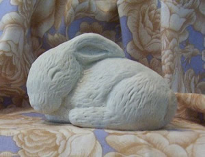 Precious Sleeping Bunny Soap Mold