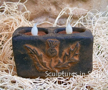 Thistle Double Flicker Candle Mold