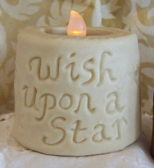 Wish Upon a Star Solid and Flicker Candle Mold